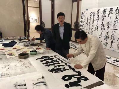 叶仲桥日记-国画山水画《延安精神永放光芒》延安参观考察，回来创作了这张革命题材作品【延安精神【图3】