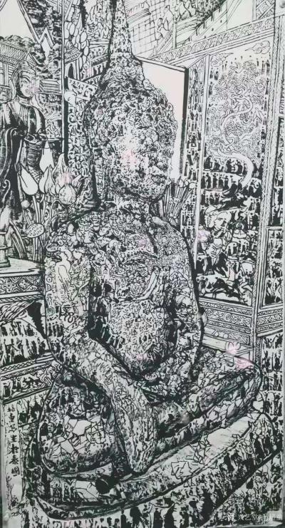 马培童日记-“坚持写艺术理论-创新过瘾！”童心写历（73）
  我每天坚持写焦墨画的理论文【图1】