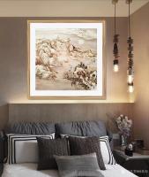 艺术家孙传海日记:孙传海烙画作品《荷塘月色》欣赏，附小诗一首：
月色中，
【图1】