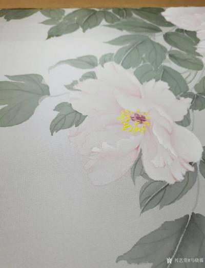 马晓薇日记-花卉写生工笔画牡丹十二品——赵粉，网课示范作品。【图3】