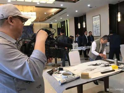 罗树辉收藏-4月7日至8日，受邀参加“扬州世界园林博览会暨全国书画名家作品邀请展”。这次活动【图2】