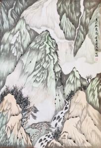 陆登明国画作品《清泉石上流》价格1200.00元