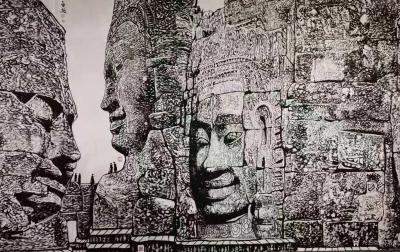 马培童日记-（马氏焦墨画）我的作品，原则上坚持不卖的。其实，我的画，不卖，应该更有价值，留给【图1】