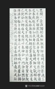 艺术品图片：艺术家胡渊书法作品名称《楷书作品》价格500.00 元