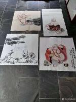 艺术家尚建国日记:大自在弥勒佛绘画在瓷器上,又是别有一番神韵。
清晨喜鹊鸣枝【图1】