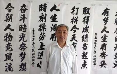 陈祖松生活-书法工作室留影【图7】