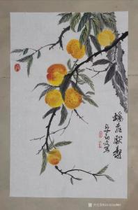秦王山实业国画作品《石榴》价格8000.00元
