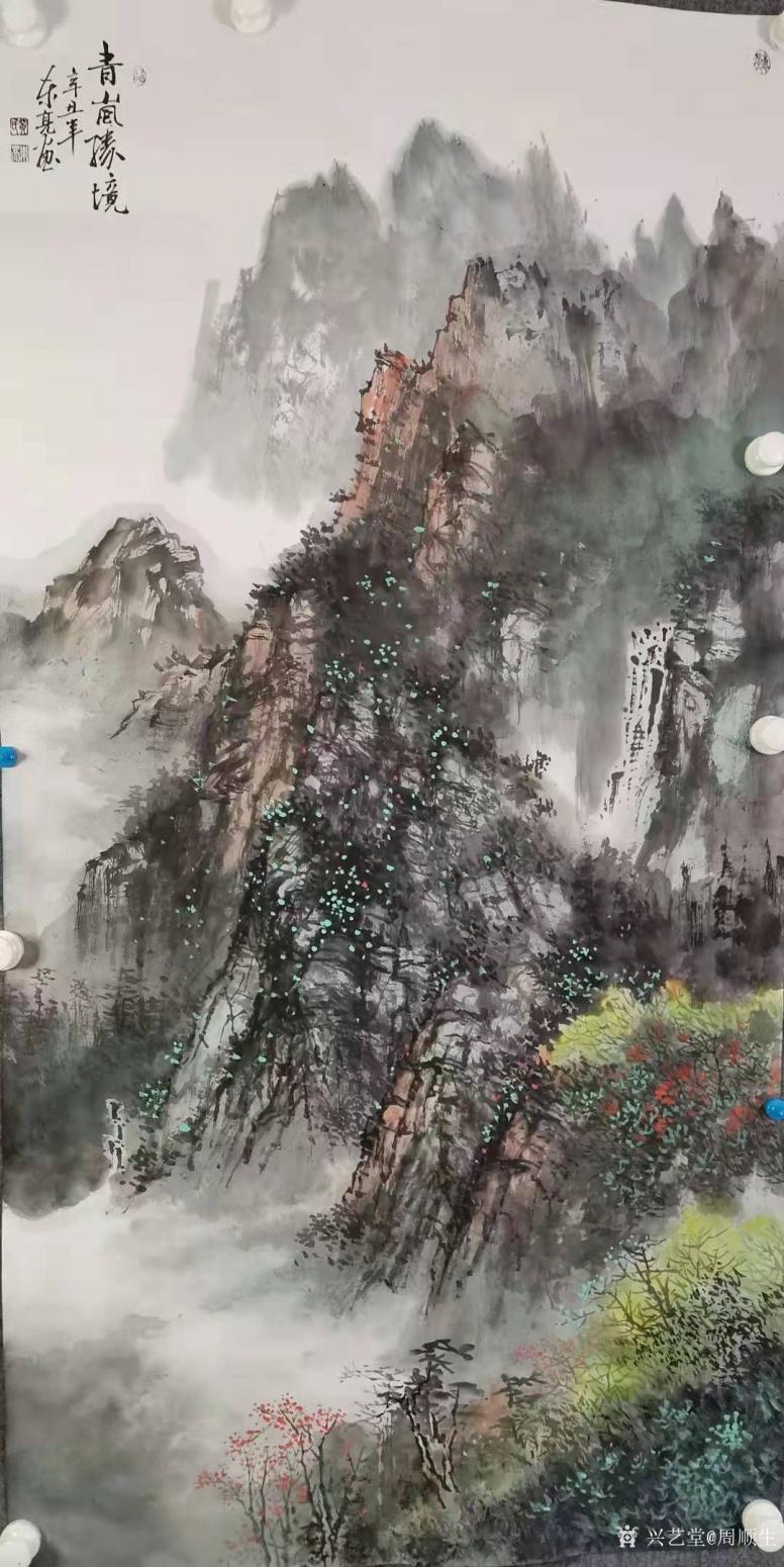 周顺生国画作品《著名书画艺术家黄东亮》【图0】