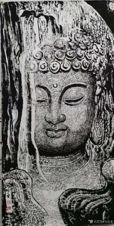 马培童日记-过目不忘童心写历（79）马培童焦墨画感悟笔记；
  我常想，创作画作能使观者很【图2】