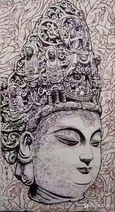 马培童日记-焦墨难（81）马培童焦墨画感悟笔记；
  有人说焦墨难？焦墨是很难，难在何处？【图1】