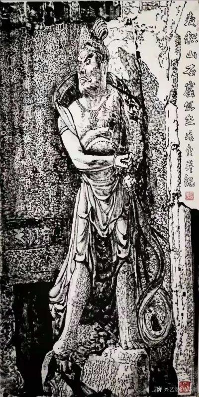 马培童日记-笔墨气韵（83）马培童焦墨画感悟笔记；
  焦墨枯笔是指骨法而言，渴墨是指气韵【图1】