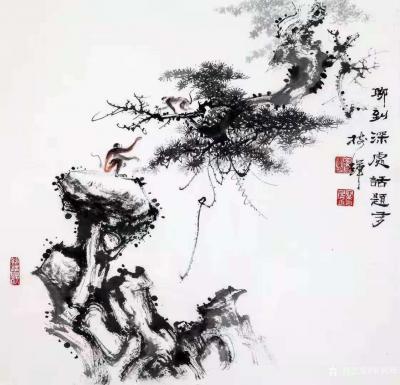 罗树辉日记-“疫情无情画有情，旧作新发听涛声。何时阴霾消散尽，重握长亳绘丹青”。 
 这几【图2】