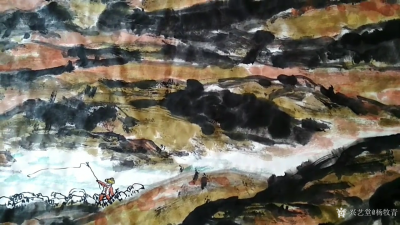 杨牧青日记-无题·三晋行吟
杨牧青 2021.6.16
夜读山海经，晨曦思神形，
伏案【图1】