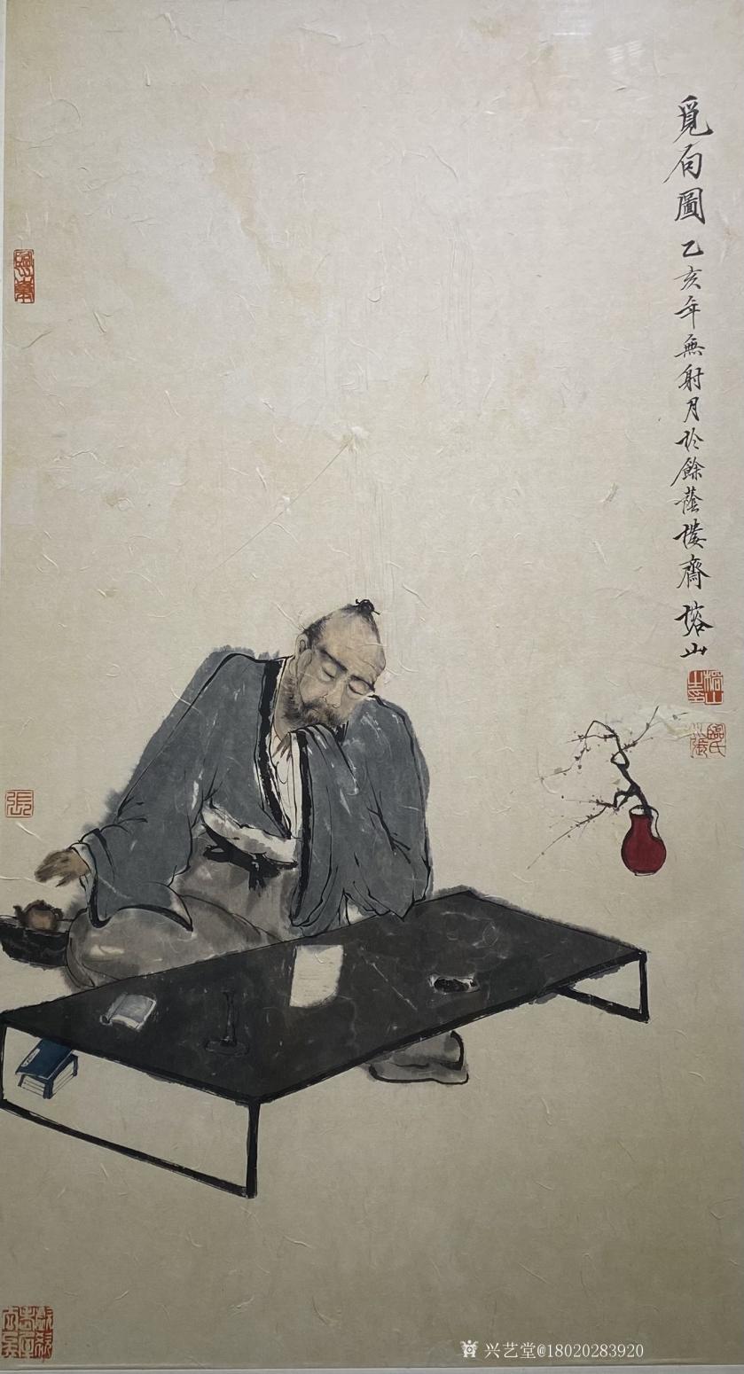 18020283920国画作品《觅句图》【图0】