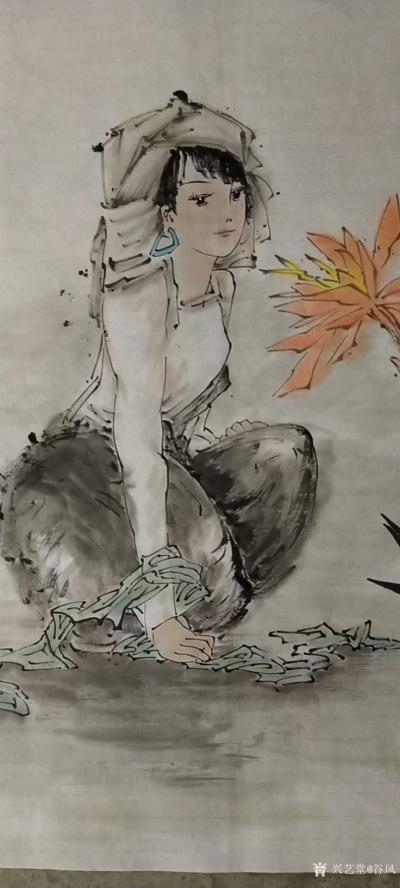 谷风日记-都是一个人画的，看有什么区别？
这就是手绘作品和同复印的区别，所以手绘的作品永【图2】