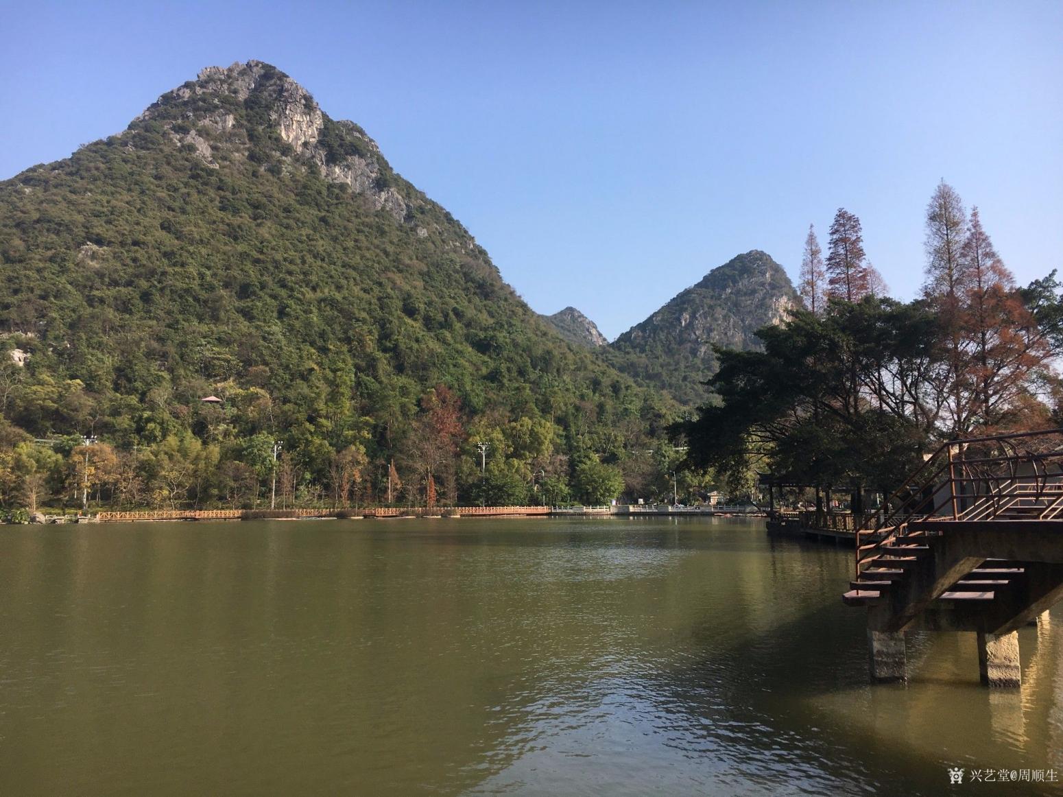 周顺生国画作品《四尺春醉桃花江》【图6】