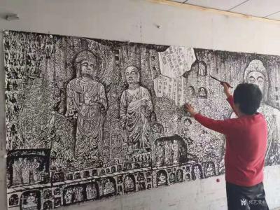 马培童日记-《佛像风格——石窟探访》童心写历（88）马培童焦墨画感悟笔记；
  佛教造像艺【图2】