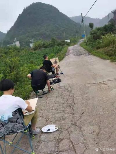 阎敏生活-溪峡颂-2021年深圳画家画恩施写生采风活动【图5】