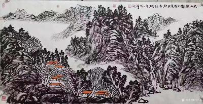 马培童日记-《绘画艺术的“物象”之神》 童心写历（90）马培童焦墨画感悟笔记;
 枯笔出于【图1】