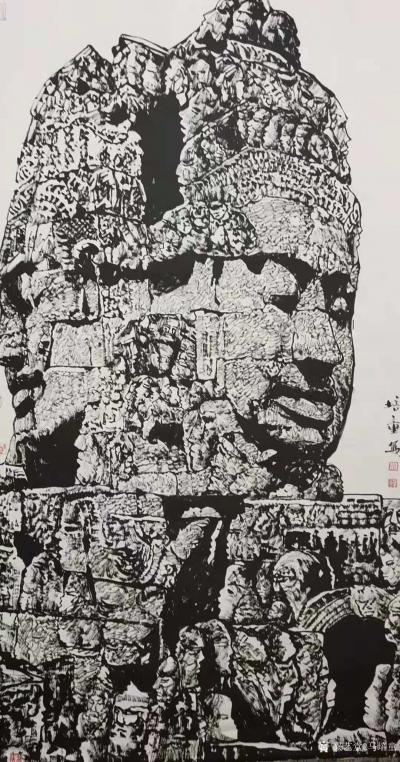 马培童日记-《焦墨画的继承与变革》童心写历（92）马培童焦墨画感悟笔记；
  焦墨需要继承【图1】