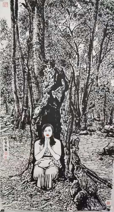 马培童日记-《焦墨画的继承与变革》童心写历（92）马培童焦墨画感悟笔记；
  焦墨需要继承【图3】