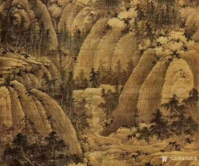 马培童收藏-《对话巨然》潘玮萱评马培童（30）；
  巨然是江宁开元寺的一位僧人，画山水师【图2】