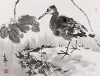 艺术家安士胜日记:国画水墨荷花系列作品《荷叶五寸荷花娇》；
第五幅是十年前老【图2】