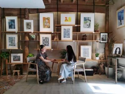 刘晓宁日记-香香漫画作品陆续被收藏，感谢藏家，画展作品可收藏，作品比较多，想收藏询价的我把作【图8】