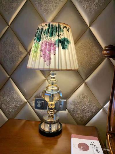 石广生收藏-灯罩画，画灯罩，是因为朋友刘总说，小时候在老家时，他母亲给他买了一盏台灯，记得灯【图3】