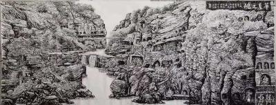 马培童日记-《焦墨出彩-从无道到有道》马培童焦墨画感悟笔记-童心写历（95）
  焦墨出彩【图2】