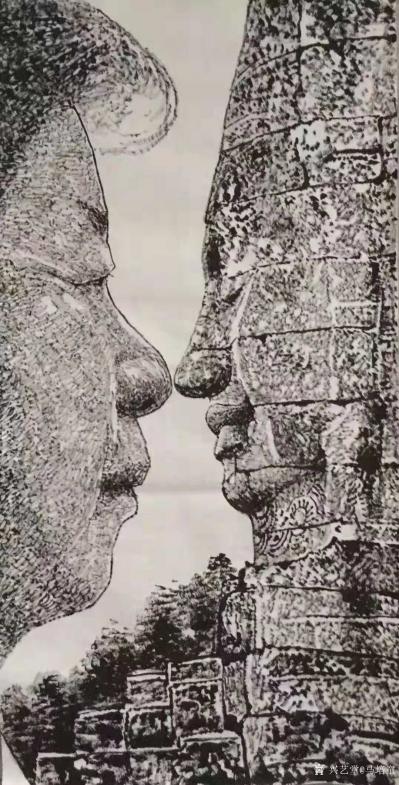 马培童日记-《修行答卷》马培童焦墨画感悟笔记-童心写历（96）
焦墨修行如登山
枯骨枯燥【图2】