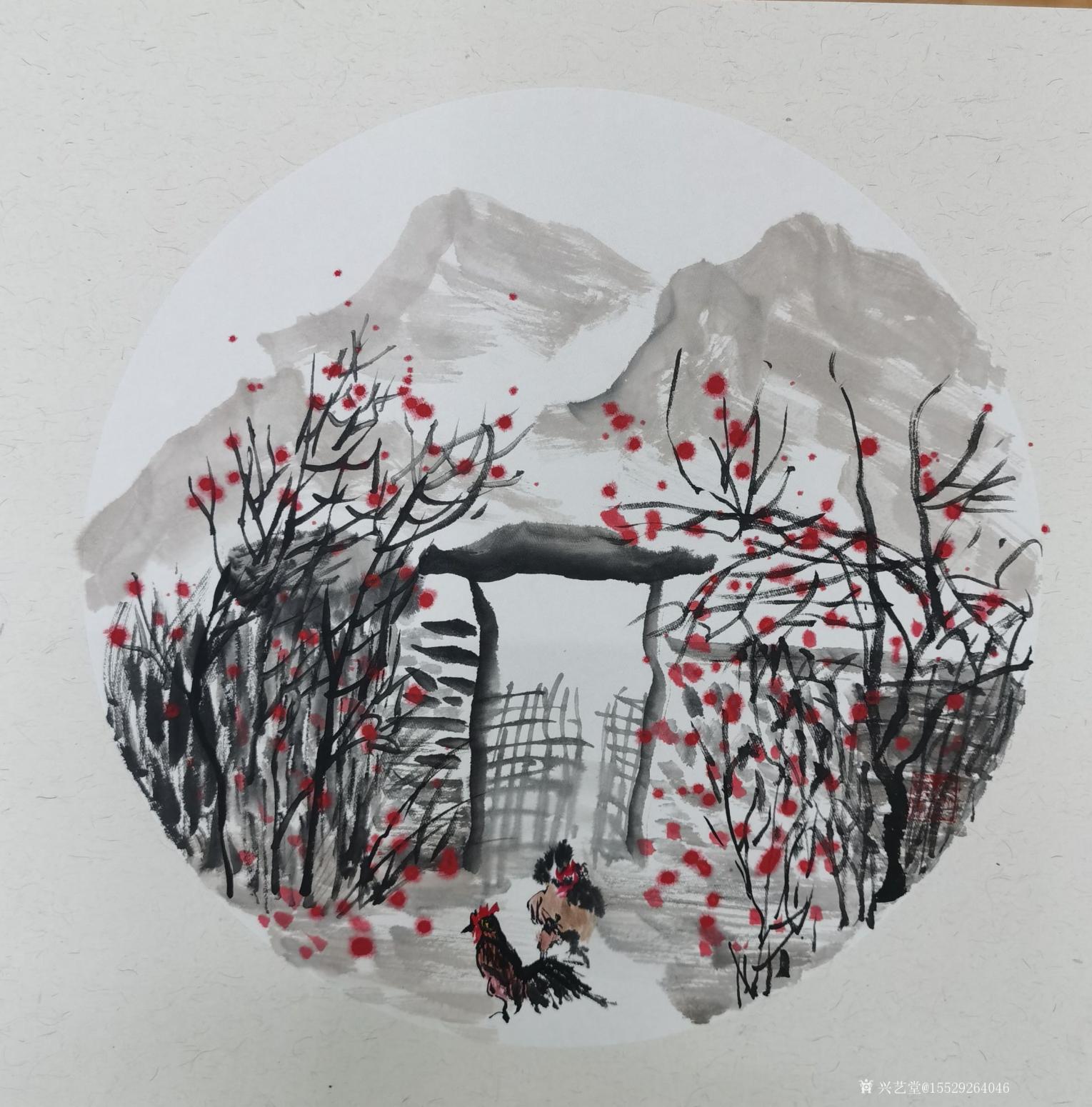 15529264046国画作品《小片》【图2】