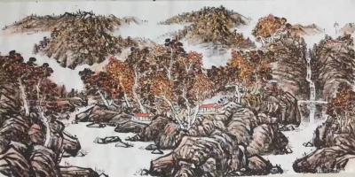 马培童日记-《相恋的焦墨焦彩》马培童焦墨画感悟笔记-童心写历（98）
  焦墨焦彩的相遇，【图1】