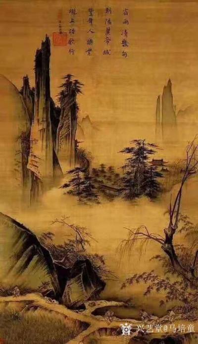 马培童收藏-对话马远与夏圭山水画-潘玮萱评马培童（38）
  南宋最具特色的当属马远、夏圭【图1】