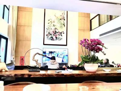 叶仲桥收藏-东莞一个做航空食品和做机电设备出口的大老板谭总发回几张我为他画的作品照片给我，表【图3】