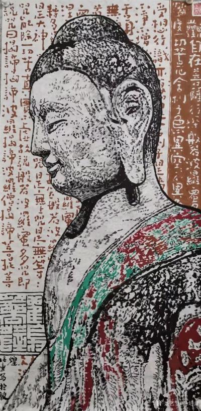 马培童日记-《焦墨画可辣、可古。》马培童焦墨画感悟笔记-童心写历（102） 
   焦墨画【图1】