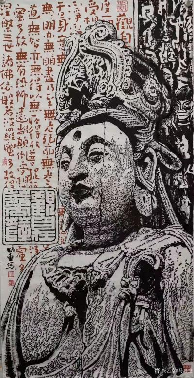 马培童日记-《寻根-焦墨艺术的文化本原形态》马培童焦墨画感悟笔记-童心写历（103）
  【图2】