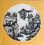 马培童藏宝-对话倪瓒水墨山水画，潘玮萱评马培童（41）
  倪瓒，无锡【图5】