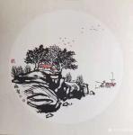 马培童藏宝-对话吴镇山水画，潘玮萱评马培童（42）
  吴镇，浙江嘉兴【图2】