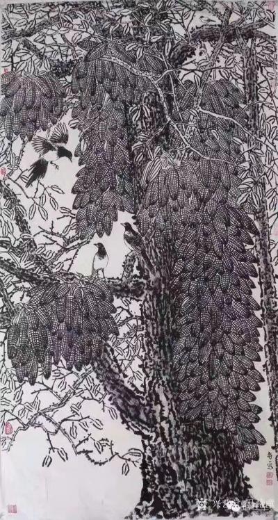 马培童收藏-对话崔白花鸟画，潘玮萱评马培童（44）
  崔白，安徽凤阳东人，北宋著名画家，【图2】