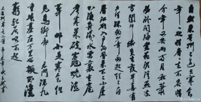 陈文斌日记-书法家陈文斌录苏东坡《黄州寒食二首》。【图1】