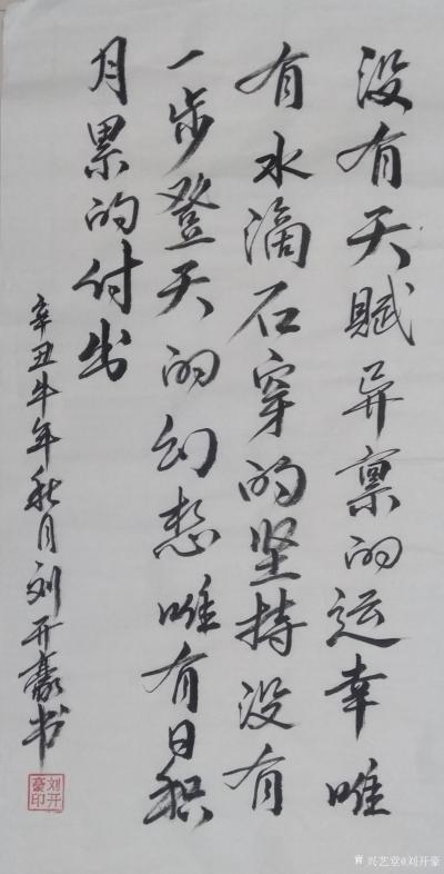 刘开豪日记-《没有天赋异禀的幸运，唯有水漓石穿的坚持，没有一步登天的幻想，唯有日积月累的付出【图1】