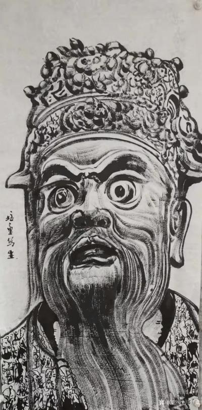 马培童日记-《焦墨作画要用心，要动情》马培童焦墨画感悟笔记-童心写历（109）
  焦墨作【图1】