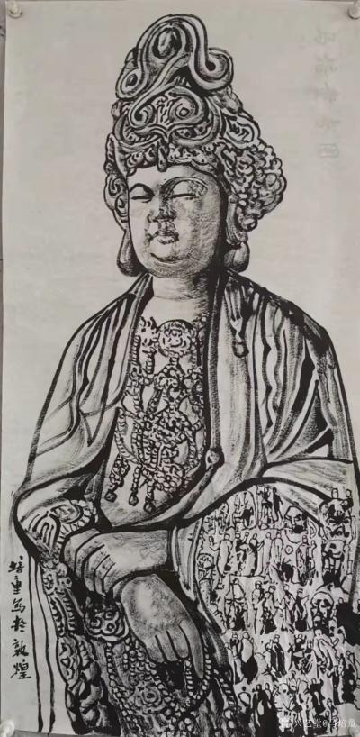 马培童日记-《焦墨作画要用心，要动情》马培童焦墨画感悟笔记-童心写历（109）
  焦墨作【图3】