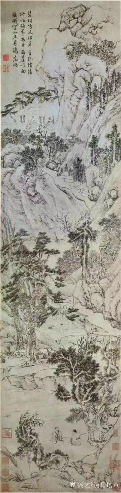 马培童收藏-对话文徵明山水画，潘玮萱评马培童（48）
  文徴明，江苏苏州人，嘉靖初曾任翰【图2】