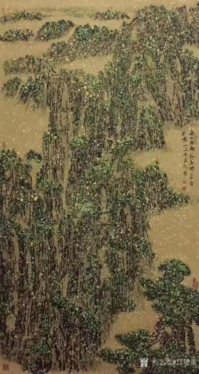 马培童收藏-对话沈周山水画，潘玮萱评马培童（49）
  明代中叶，以苏州为中心的江南地区崛【图4】