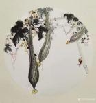 李伟强日志-国画花鸟画瓜果系列作品，辛丑年仲秋李伟强作品。
致中秋佳节【图4】