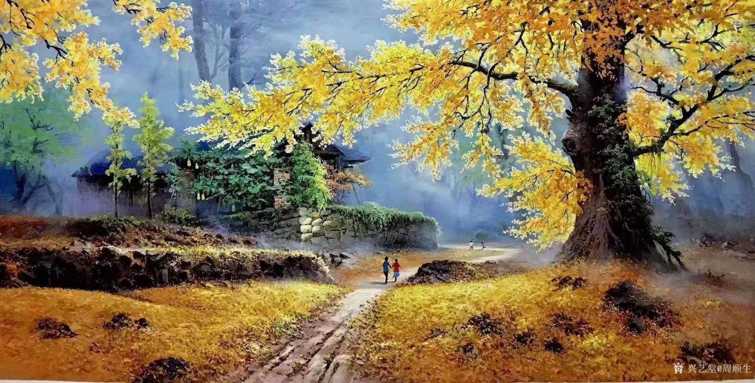 周顺生国画作品《秋高定制欣赏》