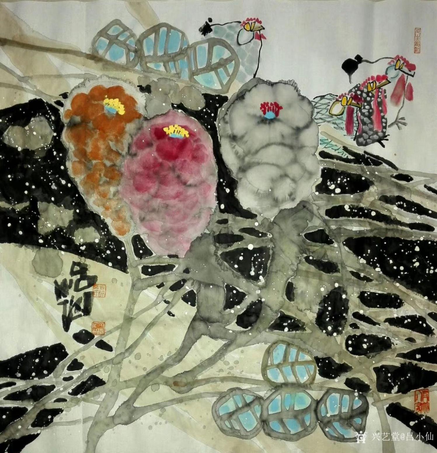 吕小仙国画作品《富贵身》【图3】