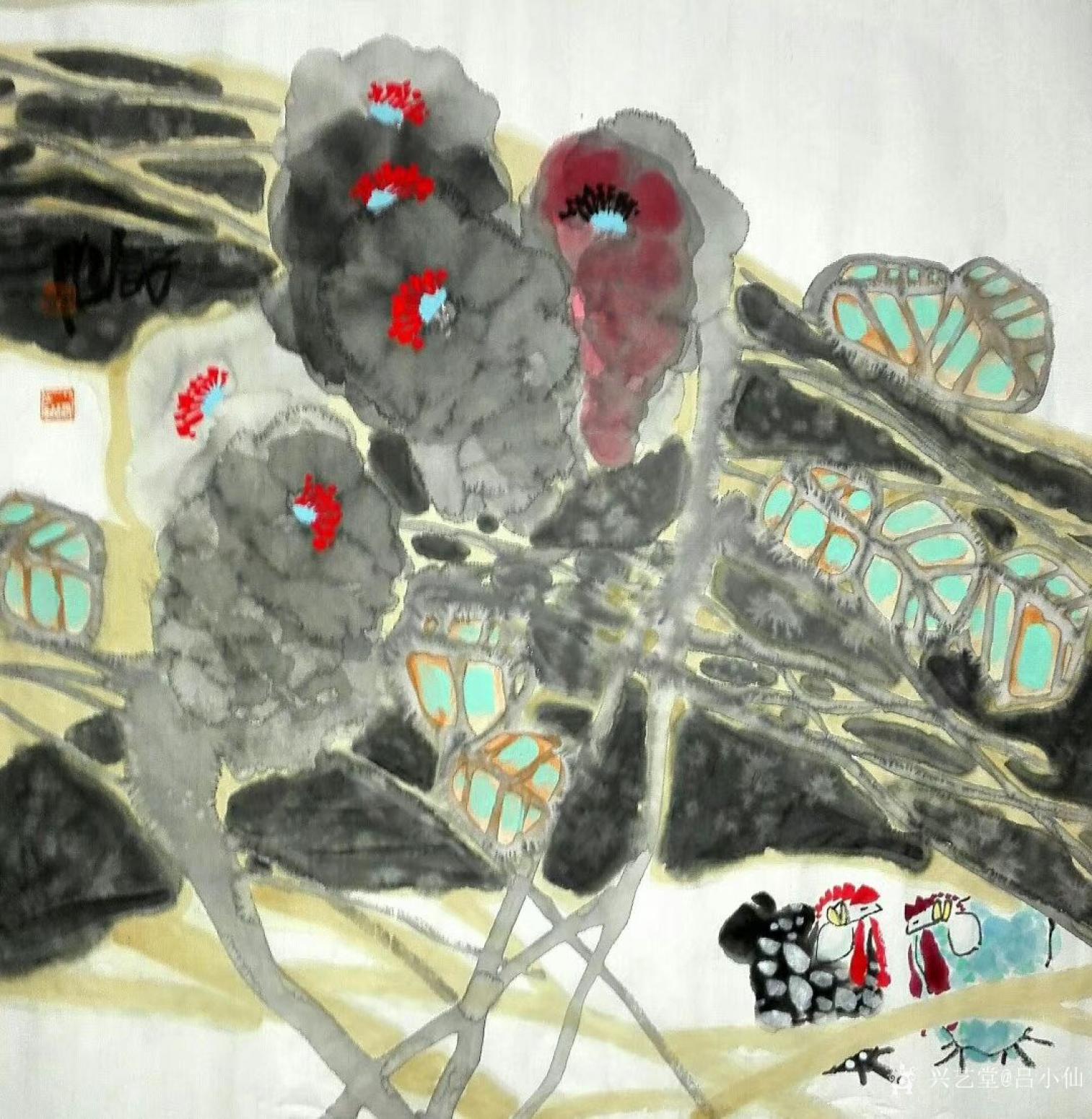 吕小仙国画作品《富贵身》【图10】